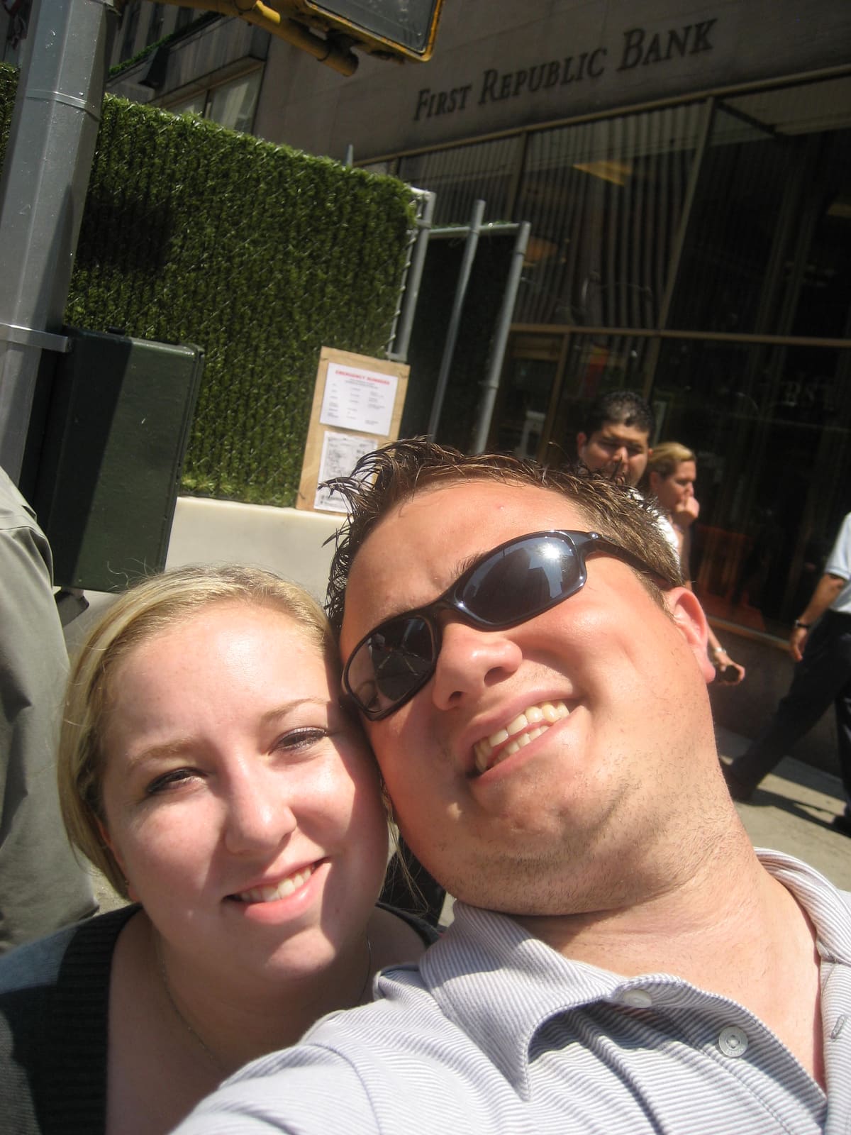 Steve and Kadee in New York, 2007